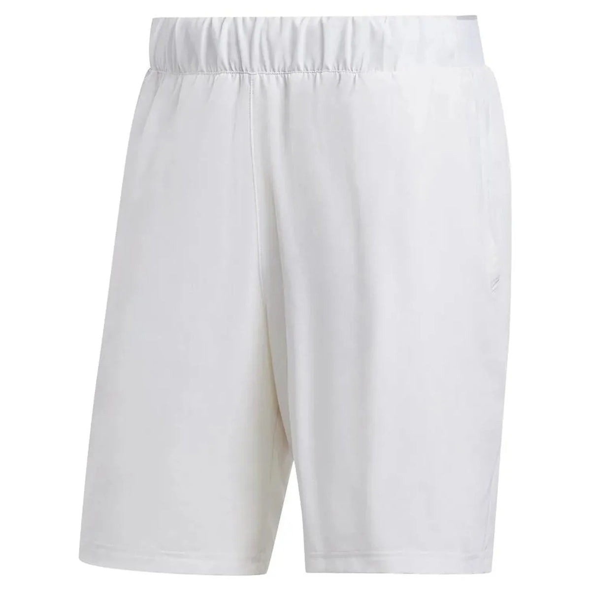 Men's Club Stretch Woven 7 Inch Tennis Shorts White-Apparel-Adidas-106292-DEFAULT-L-Tennis Express