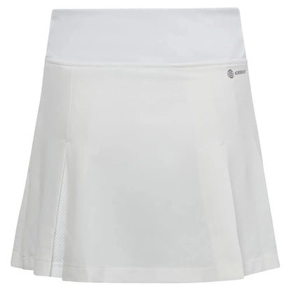 Girls' Club Pleated Tennis Skort White-Apparel-Adidas-106441-DEFAULT-L-Tennis Express