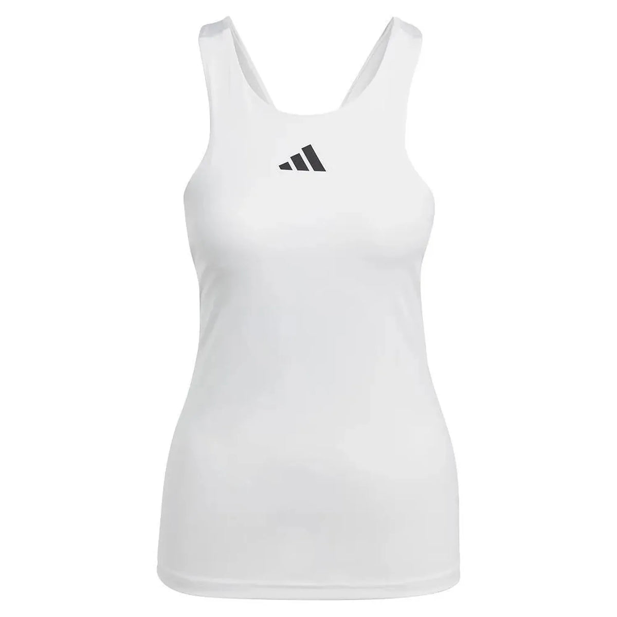 Women's Y-Back Tennis Tank White-Apparel-Adidas-106489-DEFAULT-L-Tennis Express