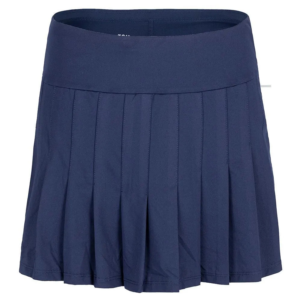 Women's Jillian 13.5 Inch Pleated Tennis Skort Navy Blue-Apparel-Tail-106557-DEFAULT-L-Tennis Express