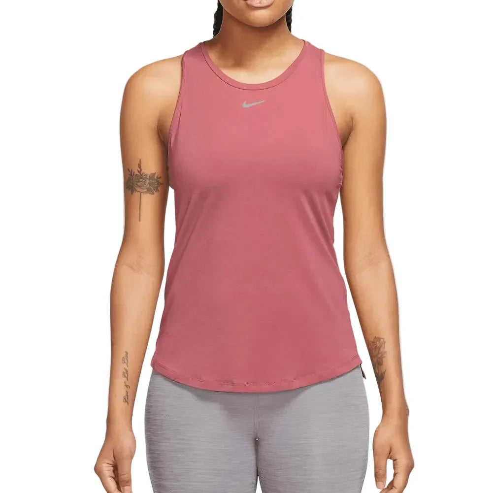 Women's Dri-FIT One Luxe Standard Fit Tank-Apparel-Nike-106644-655_ADOBERF_SV-L-Tennis Express