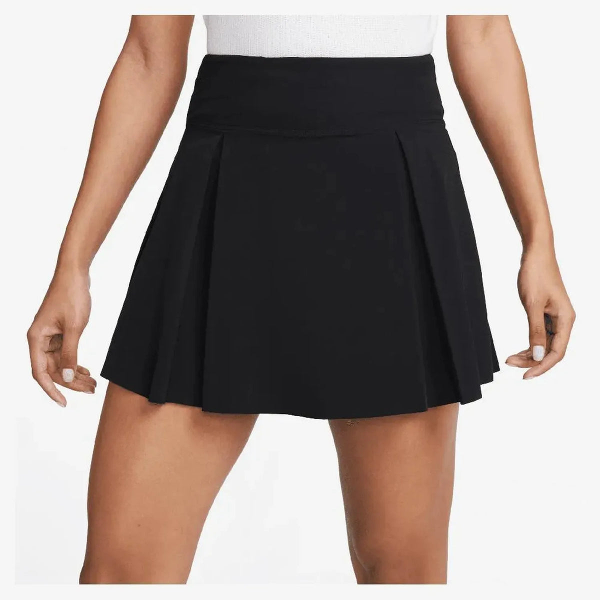 Women's Dri-FIT Club Advantage Regular Tennis Skort-Apparel-Nike-106675-010_BLACKWT-L-3-[Sku]-Tennis Express