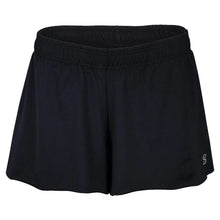 Women's Tennis Shorts-Apparel-Sofibella-107019-BLACK-L-Tennis Express