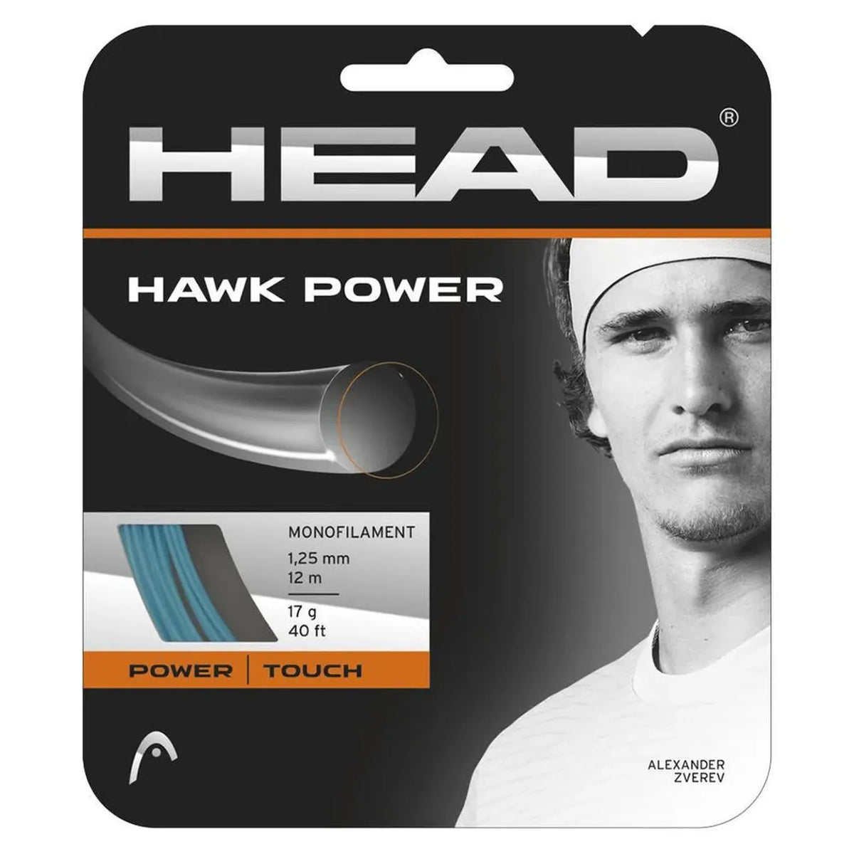 Hawk Power 17G Tennis String-Strings-Head-108044-DEFAULT-L-Tennis Express