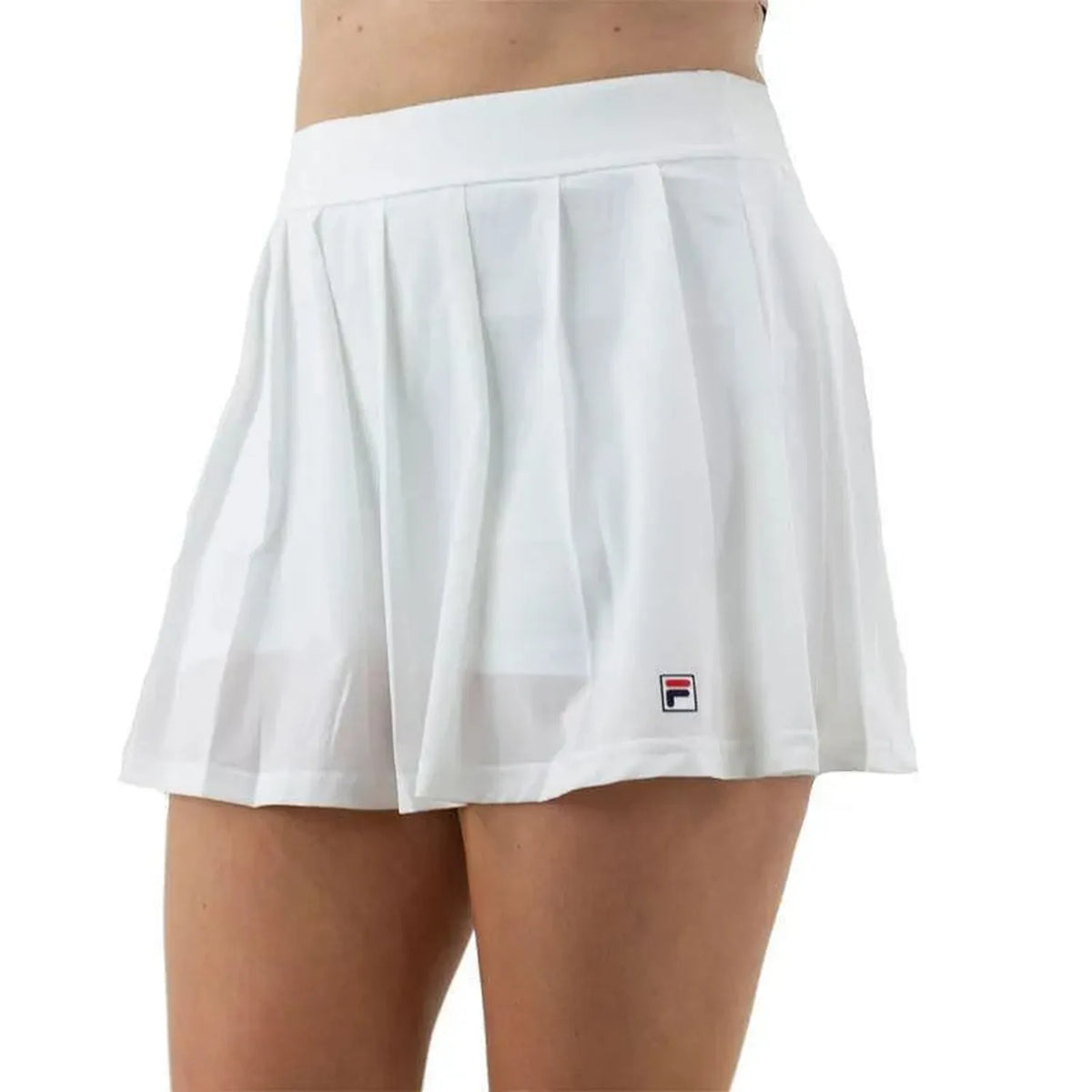 Women's Essentials Wave Pleat Tennis Skort-Apparel-Fila-108195-100_WHITE-L-Tennis Express