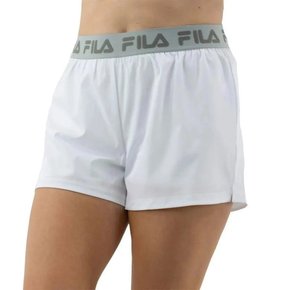 Women's Essentials Woven Tennis Short-Apparel-Fila-108197-100_WHITE-L-Tennis Express