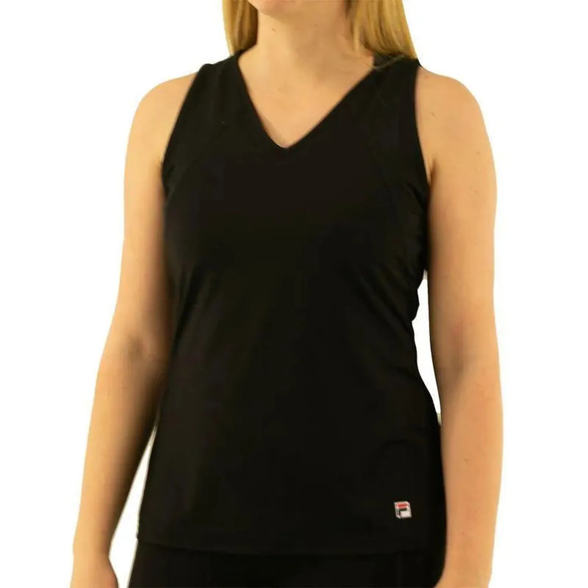 Women's Essentials Full Coverage Tennis Tank-Apparel-Fila-108238-001_BLACK-L-Tennis Express