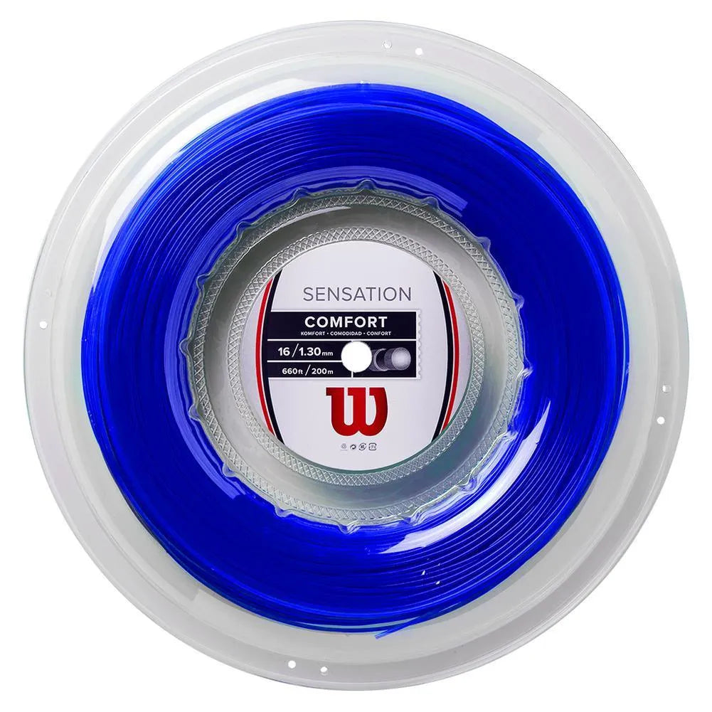 Sensation 16G Tennis String Reel-Strings-Wilson-108286-BLUE-L-Tennis Express