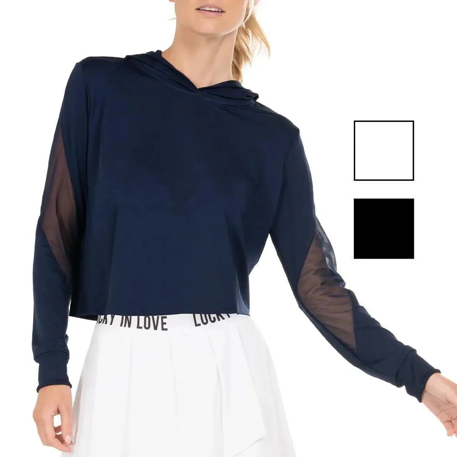 Women's Cindy Crop Tennis Hoodie