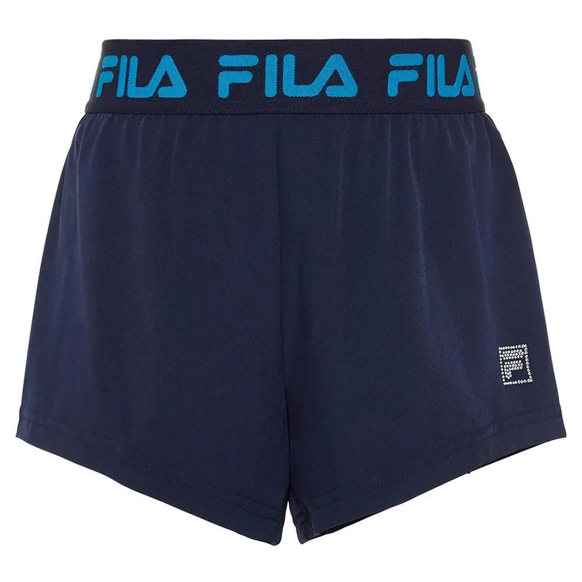 Girls' Essentials Woven Tennis Short-Apparel-Fila-108463-412_FILA_NAVY-L_6d0291eb-fa0a-430d-a2a7-6b694145283c-Tennis Express
