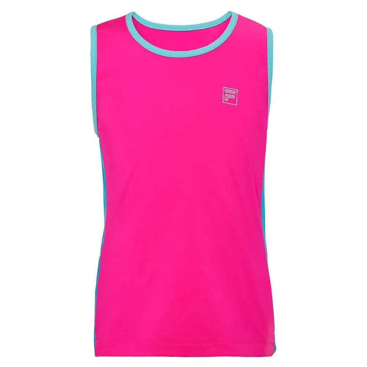 Girls' Essentials Full Coverage Tennis Tank-Apparel-Fila-108468-543_PINK_GLOOC-L-Tennis Express