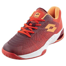 Men's Mirage 100 Speed Tennis Shoes Grenadine Red and Tawny Red-Footwear-Lotto-108473-DEFAULT-L-Tennis Express
