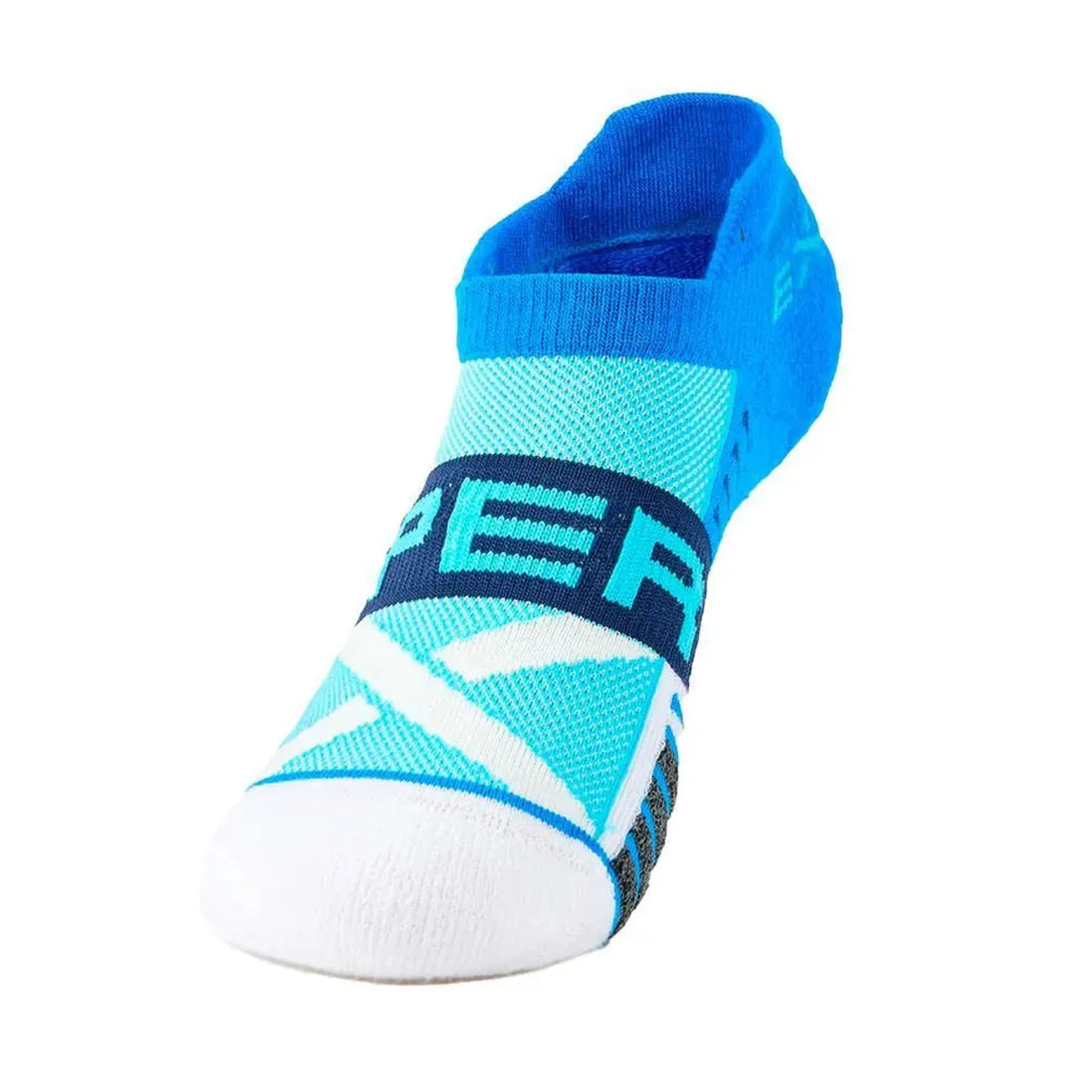 Experia Ultra Light Cushion No Show Tennis Socks-Socks-Thorlo-108678-WHITETRUE_BLUE-L-Tennis Express