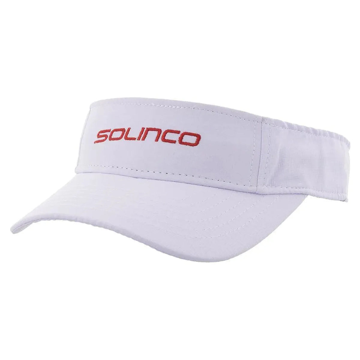 All Court Performance Visor White and Red-Apparel-Solinco-109365-DEFAULT-L-Tennis Express