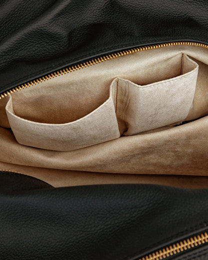 Cork Padel Leather Thermobag Black/Gold