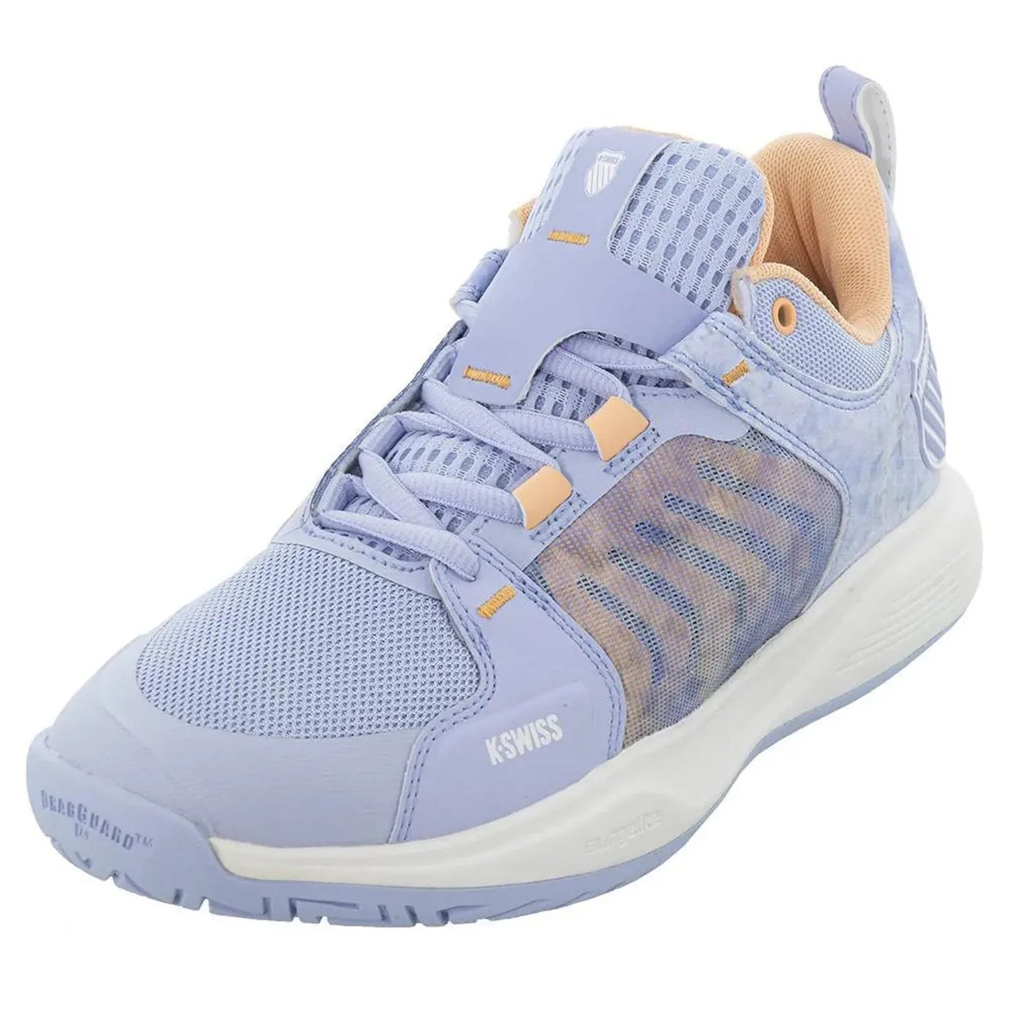 Women's Ultrashot Team Tennis Shoes Peach Fuzz and Star White-Footwear-K-Swiss-110094-DEFAULT-L-Tennis Express