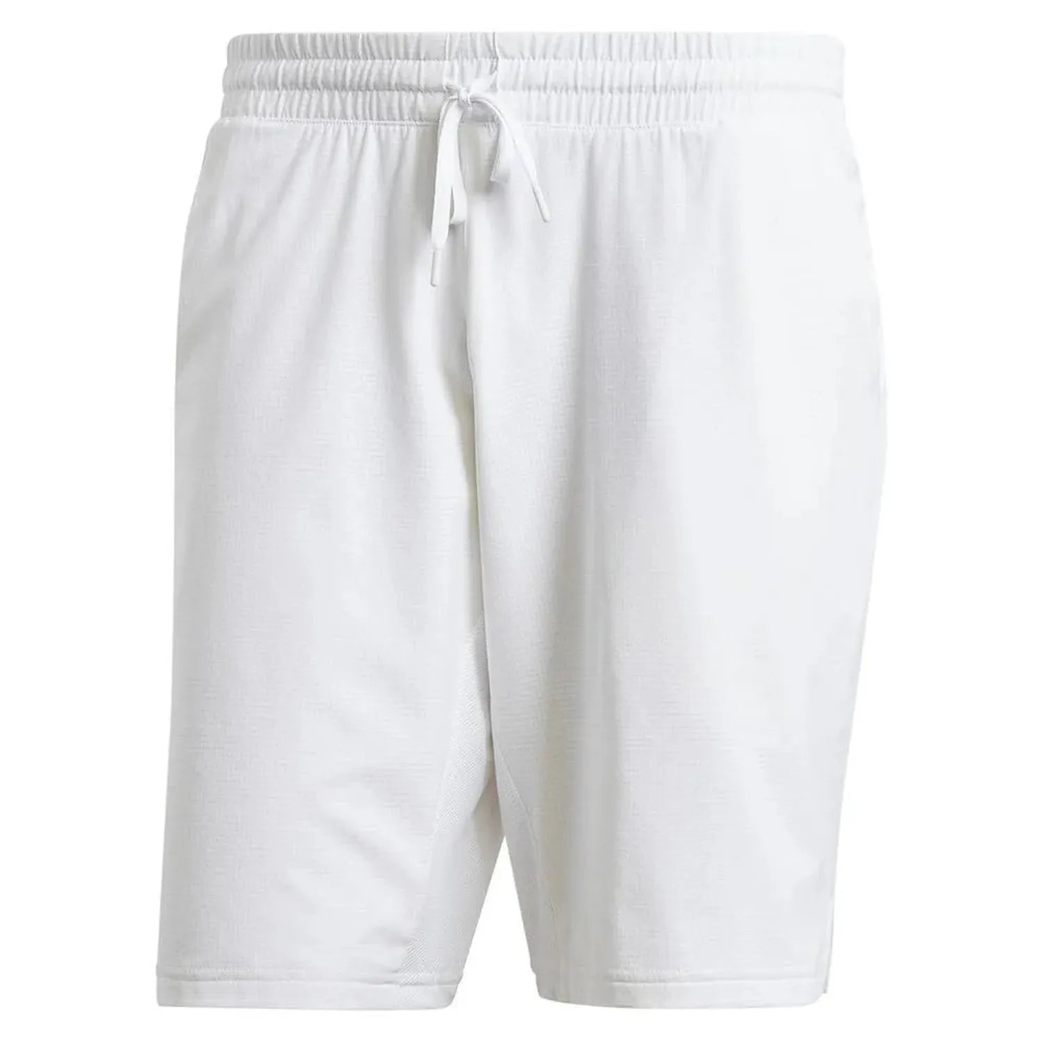 Men's Ergo 9 Inch Tennis Short White-Apparel-Adidas-110332-DEFAULT-L-Tennis Express
