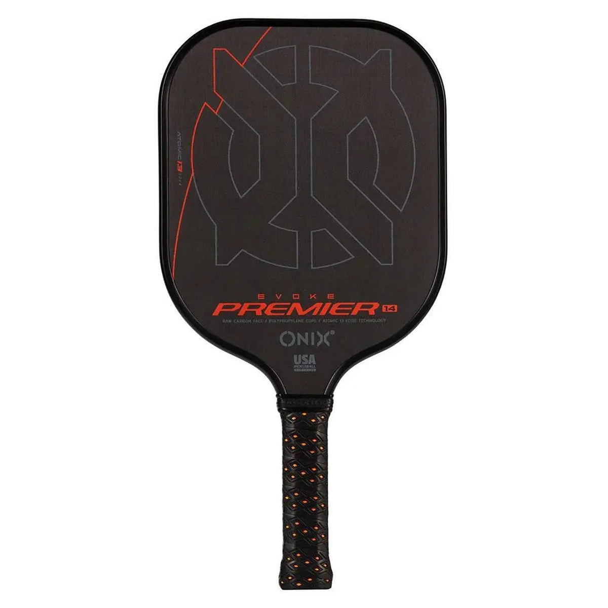 Evoke Premier Raw Carbon 14 Pickleball Paddle-Racquets-Onix-110382-DEFAULT-L-Tennis Express