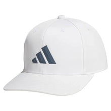 Men's 3-Bar Snapback 2.0 Hat White and Onyx Grey-Apparel-Adidas-110399-DEFAULT-L-Tennis Express