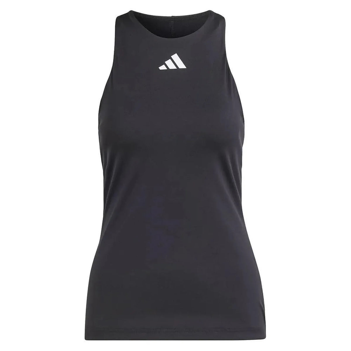 Women's Y Tennis Tank Black-Apparel-Adidas-110430-DEFAULT-L-Tennis Express