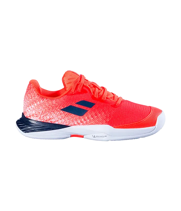 Padel Shoes Babolat Jet Mach 3 Junior Clay Strike Red/ White