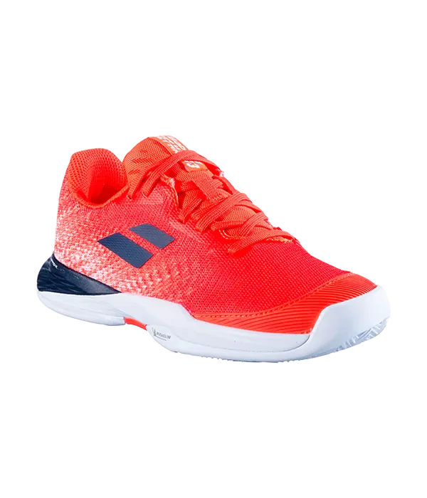 Padel Shoes Babolat Jet Mach 3 Junior Clay Strike Red/ White