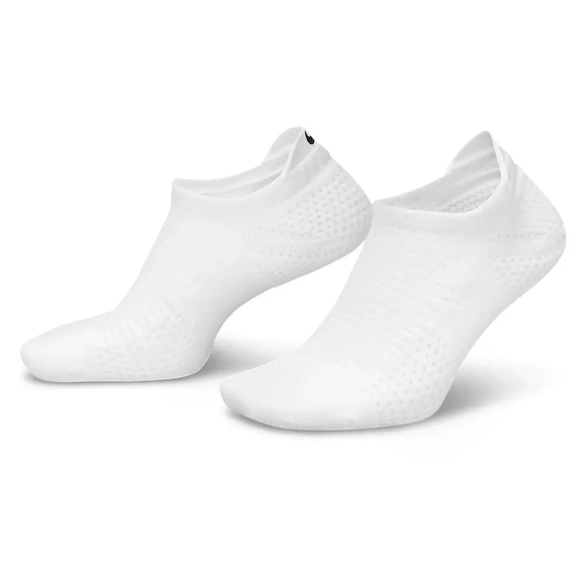 Unisex Unicorn Cushion No Show Socks-Socks-Nike-110636-100_WHITEBLACK-L-Tennis Express
