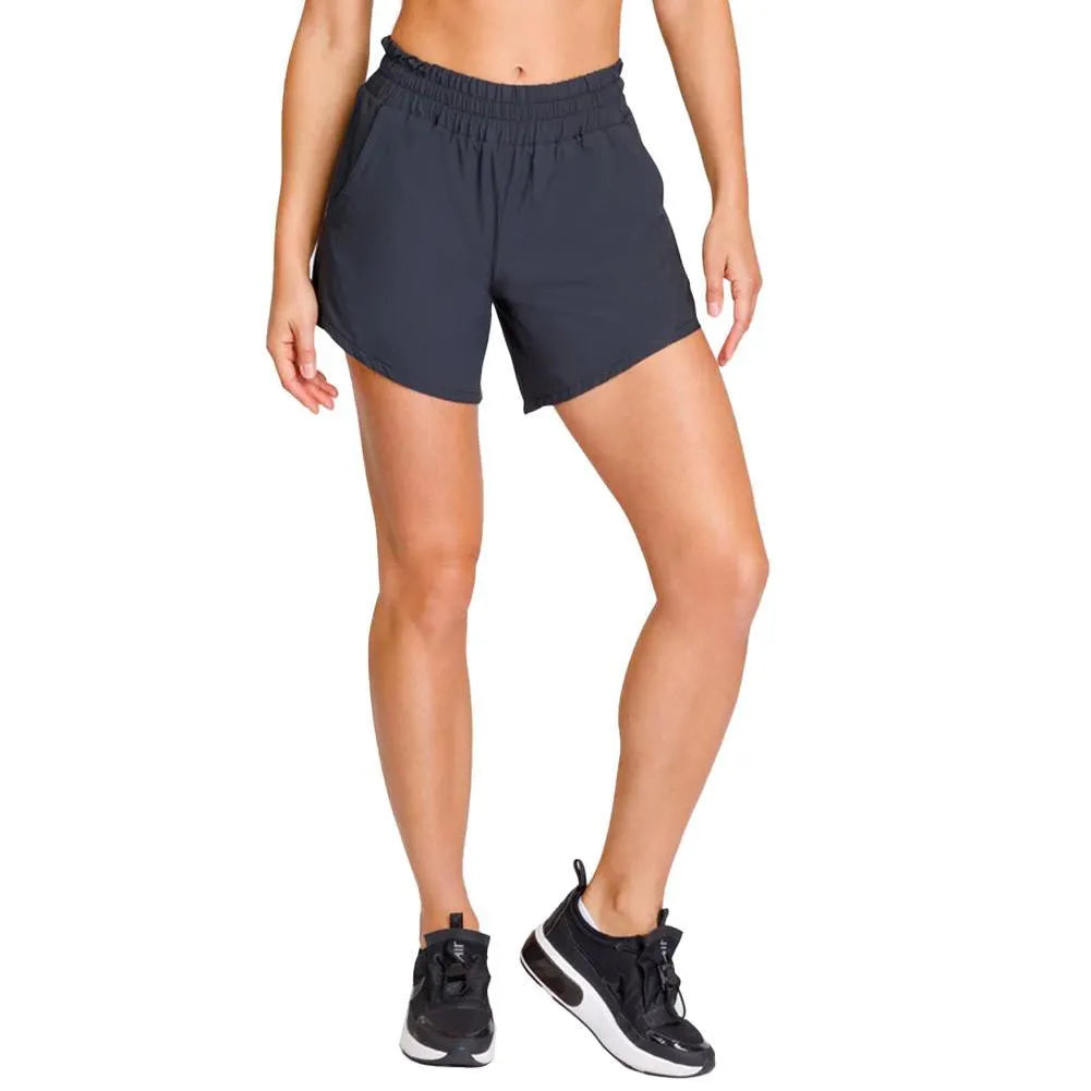 Women's Indo 6 Inch Tennis Short Onyx-Apparel-Tail-111198-DEFAULT-L-Tennis Express