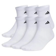 Men's Superlite 3.0 6 Pack Quarter Tennis Socks White and Black-Socks-Adidas-111245-DEFAULT-L-Tennis Express