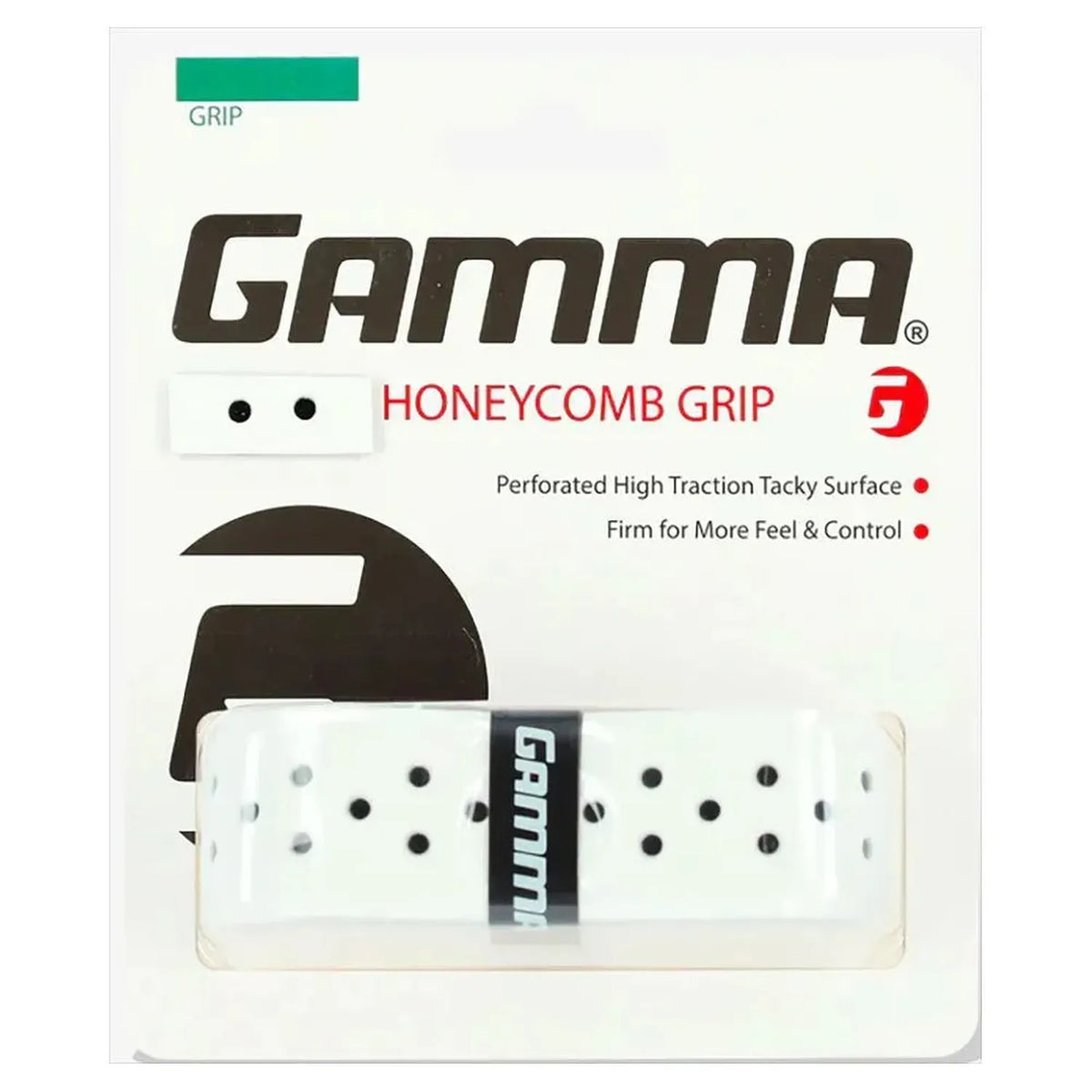 Honeycomb Tennis Grip White-Accessories-Gamma-111342-DEFAULT-L-Tennis Express