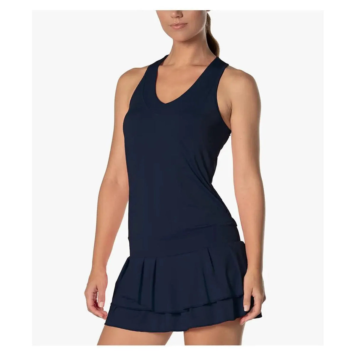 Women's In It To Win It Tennis Dress-Apparel-Lucky In Love-111345-401_MIDNIGHT-L-Tennis Express