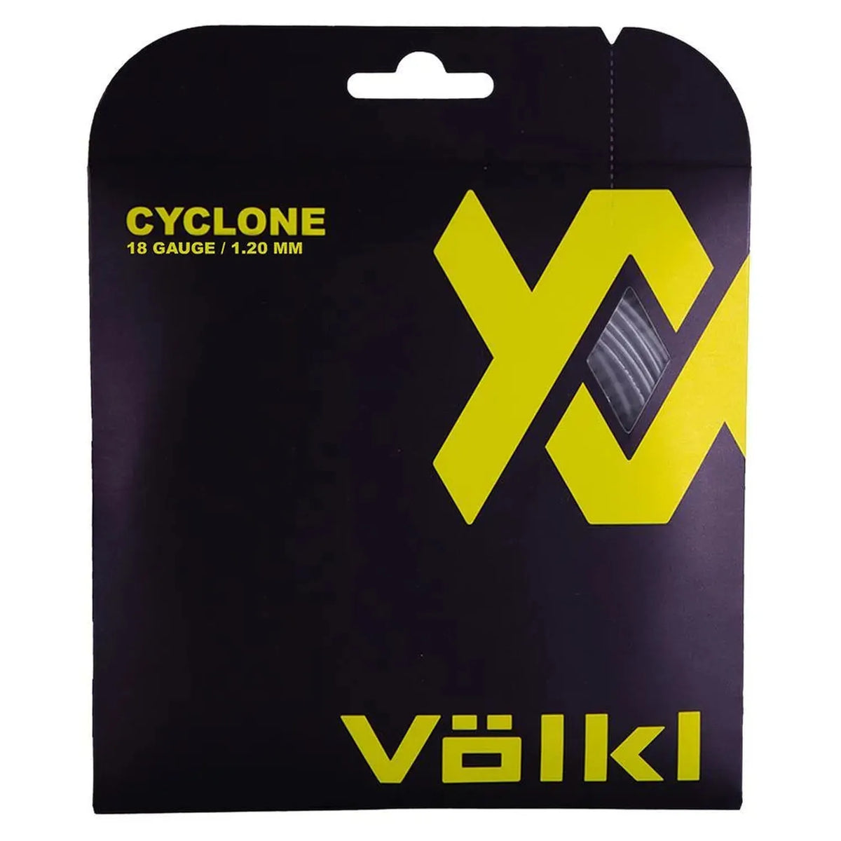 Cyclone 18g Tennis String Graphite-Strings-Volkl-111705-DEFAULT-L-Tennis Express