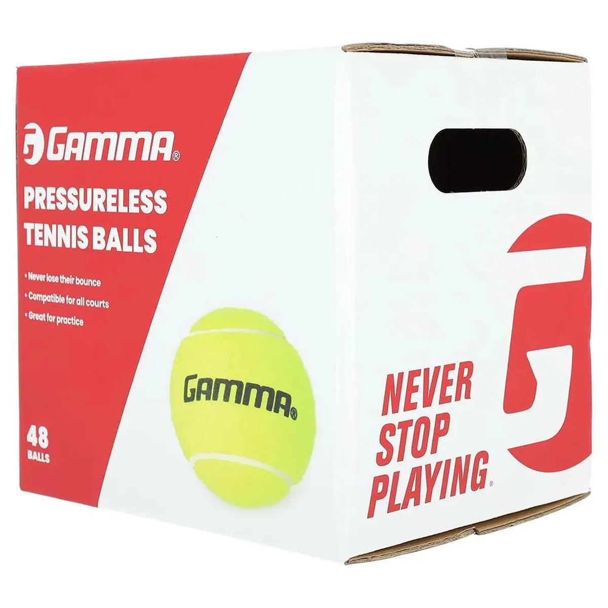 Pressureless Box-O-Balls 48pk-Balls-Gamma-112009-DEFAULT-L-Tennis Express