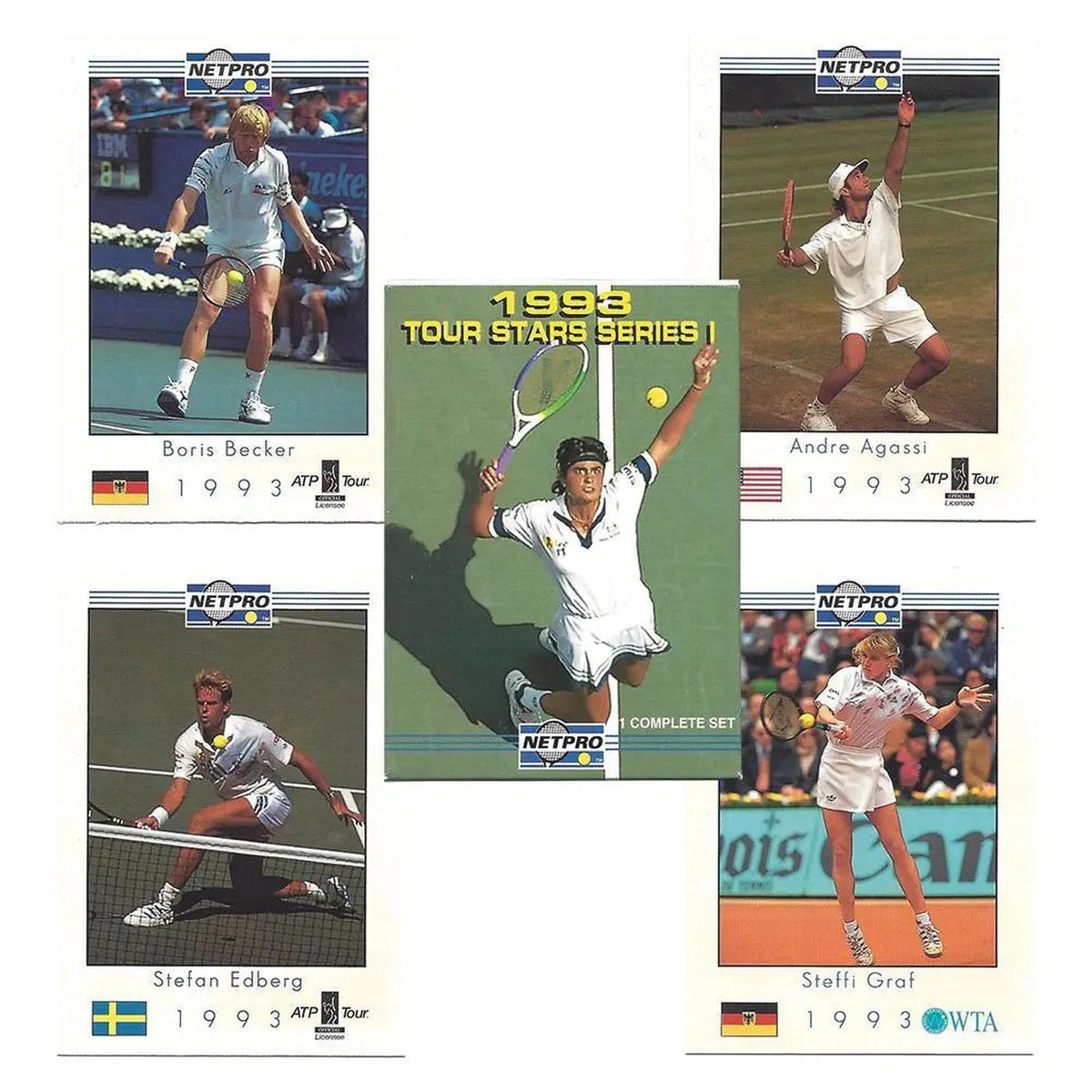 NETPRO Tour Star Tennis Collector Card Set 1993-Memorabilia-Netpro-1121-DEFAULT-L-Tennis Express