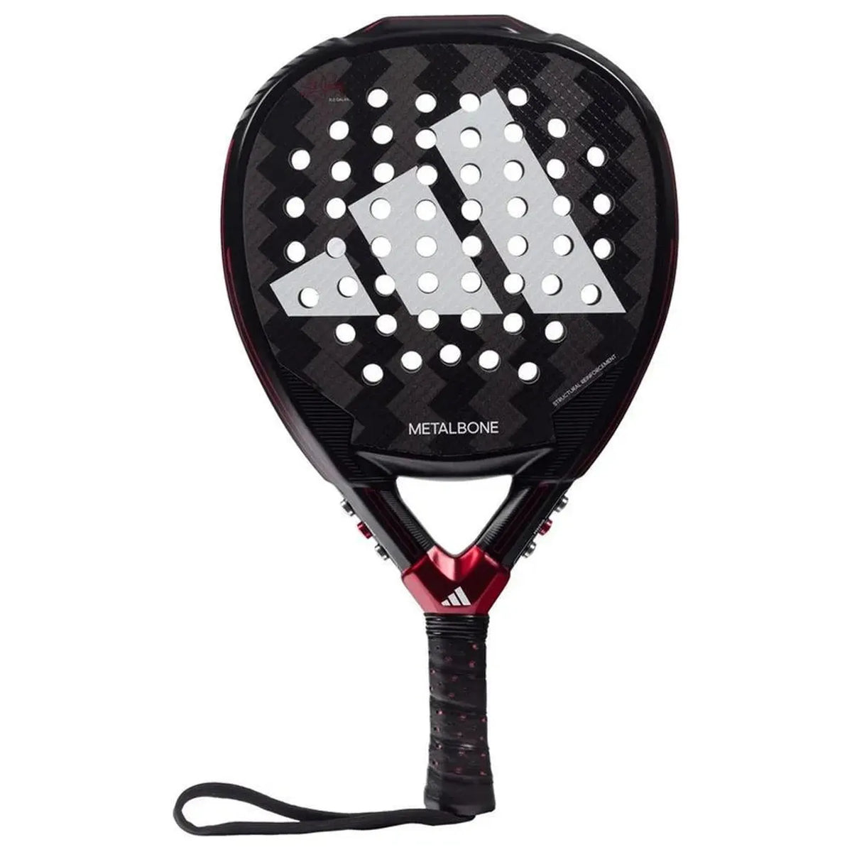 Metalbone 3.3 Padel Racquet Black and Red-Padel Racquets-Adidas-112225-DEFAULT-L-Tennis Express