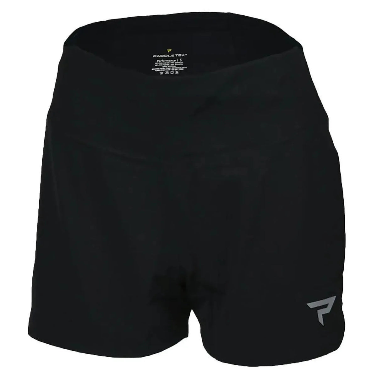 Womens Base Level Performance Tennis Short Black-Apparel-Paddletek-112246-DEFAULT-L-Tennis Express
