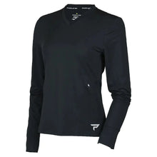 Womens Long Sleeve Performance Tennis Top Black-Apparel-Paddletek-112258-DEFAULT-L-Tennis Express
