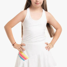 Girl's Prisma Stripe Tennis Tank Rainbow-Apparel-Lucky In Love-112405-DEFAULT-L-Tennis Express