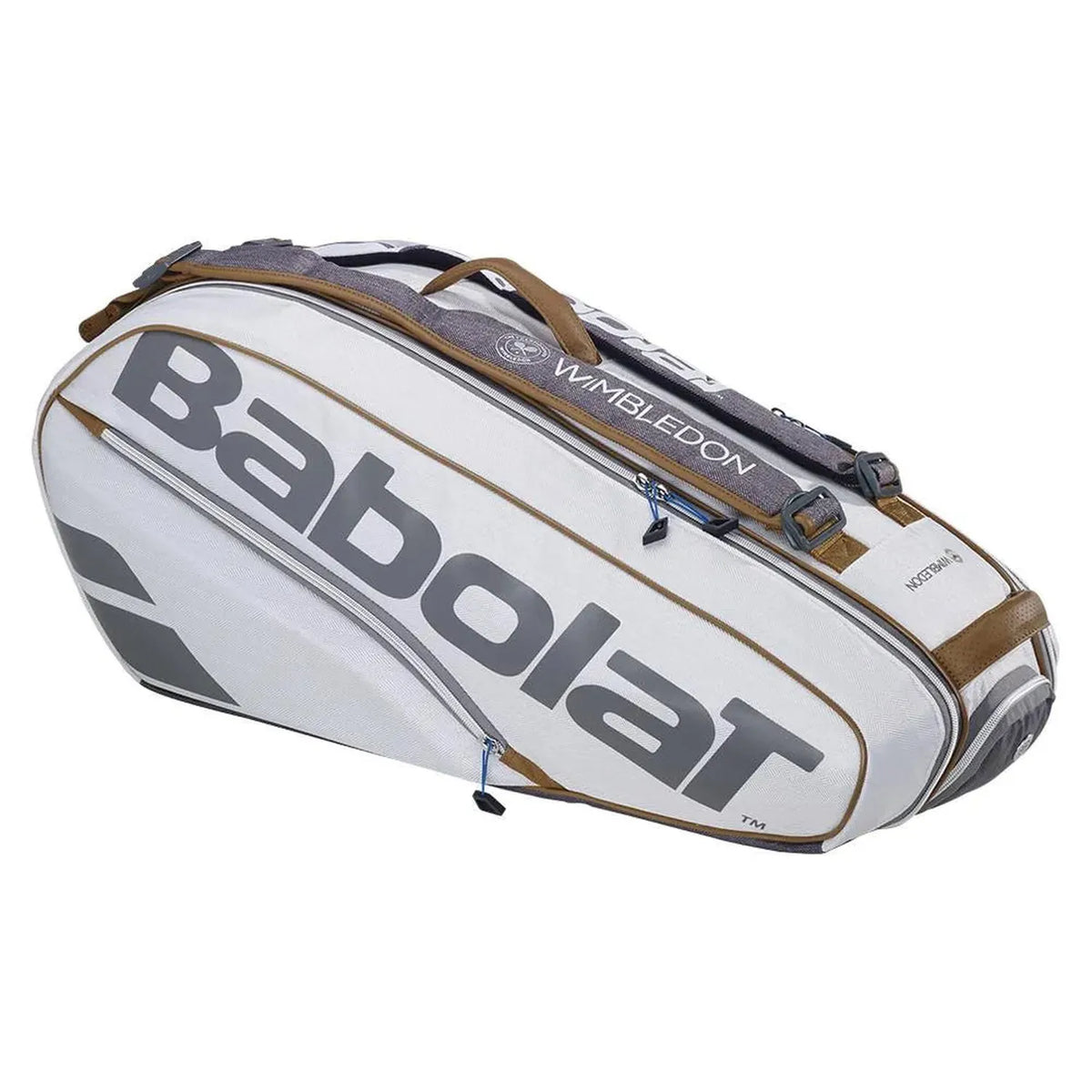 RH6 Pure Wimbledon Tennis Bag-Bags-Babolat-112471-DEFAULT-L-Tennis Express