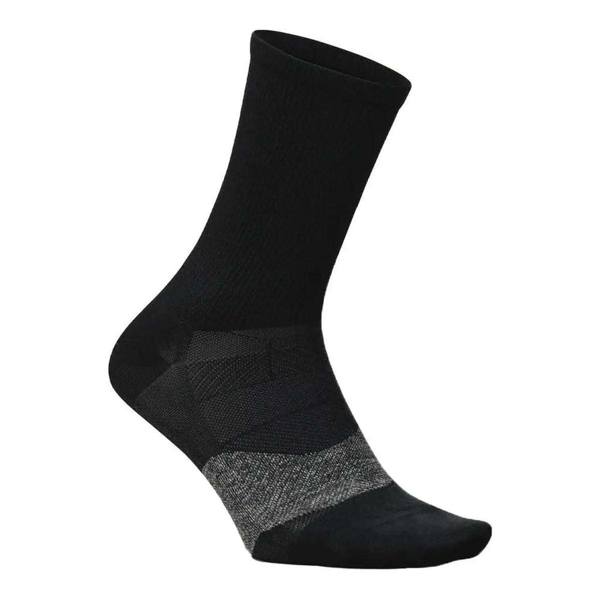 Elite Ultra Light Mini Crew Tennis Socks-Socks-Feetures-112584-BLACK-L-Tennis Express