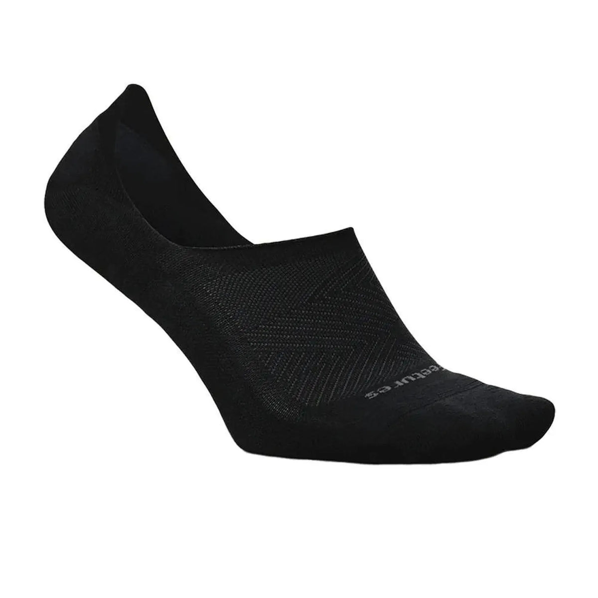 Elite Light Cushion Invisible Tennis Socks-Socks-Feetures-112585-BLACK-L-Tennis Express