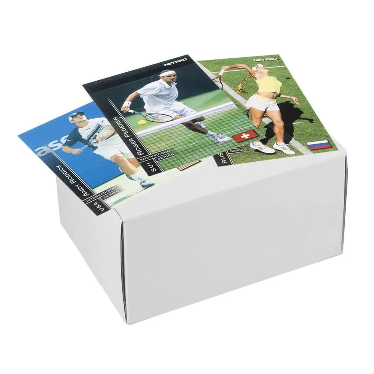 NETPRO International Series Tennis Collector Card Set (Unmarked White Box)-Memorabilia-Netpro-1126-DEFAULT-L-Tennis Express