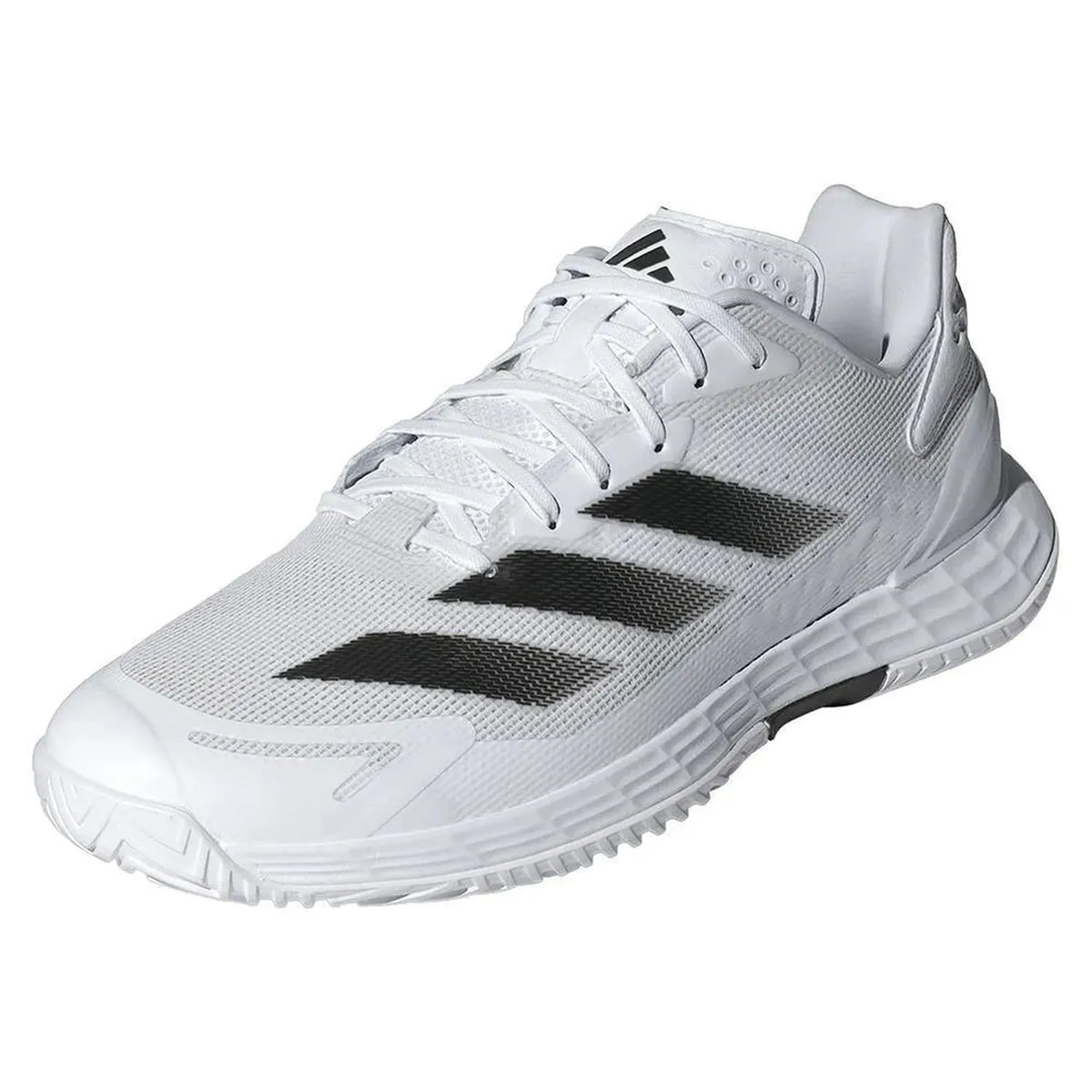 Mens Defiant Speed 2 Tennis Shoes White and Core Black-Footwear-Adidas-112603-DEFAULT-L-Tennis Express
