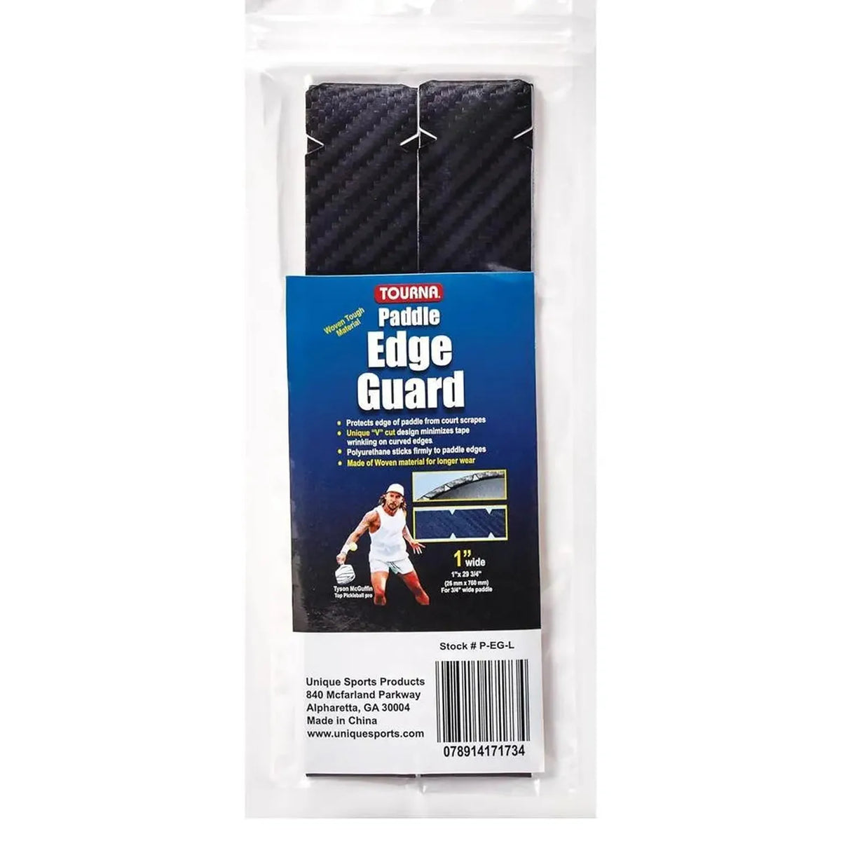 Large Woven Paddle Edge Guard-Accessories-Tourna-112631-DEFAULT-L-Tennis Express