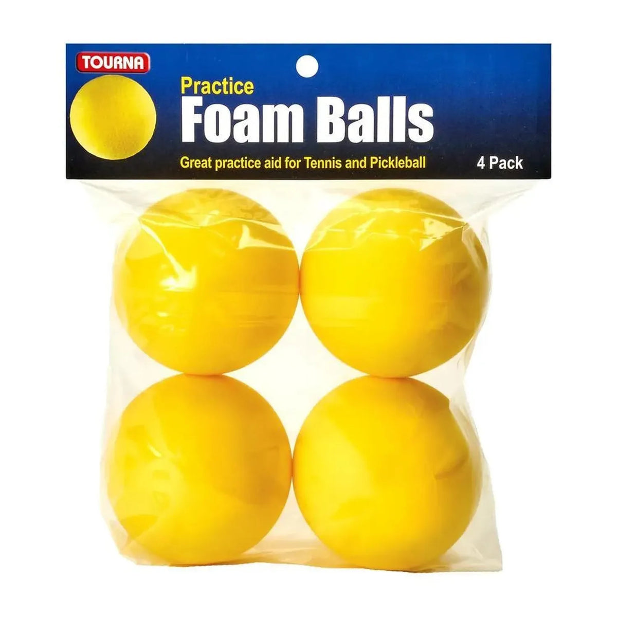 Foam 4pk Practice Pickleball Balls-Balls-Tourna-112633-DEFAULT-L-Tennis Express