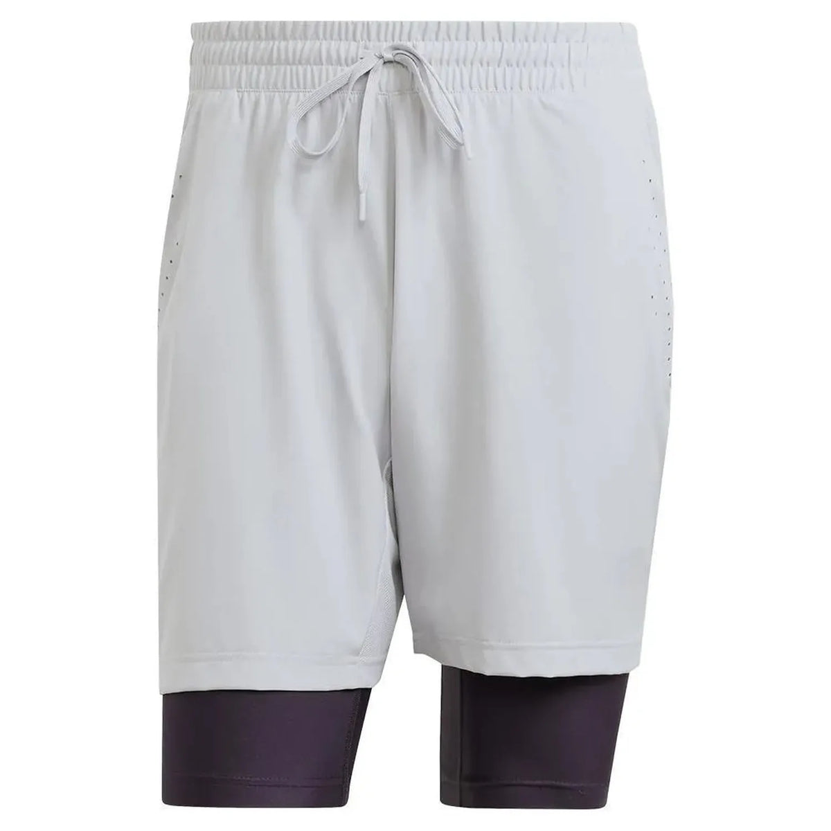 Mens Short and Tight Tennis Set Grey-Apparel-Adidas-112680-DEFAULT-L-Tennis Express