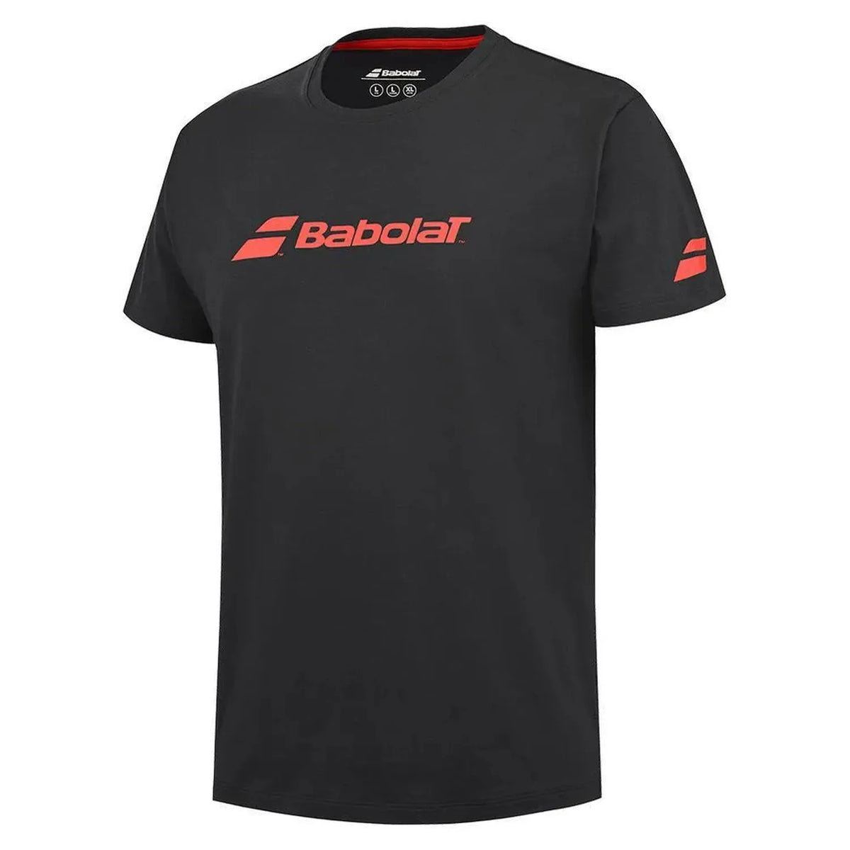 Men's Exercise Babolat Tennis Tee-Apparel-Babolat-112773-2000_BLACK-L-Tennis Express
