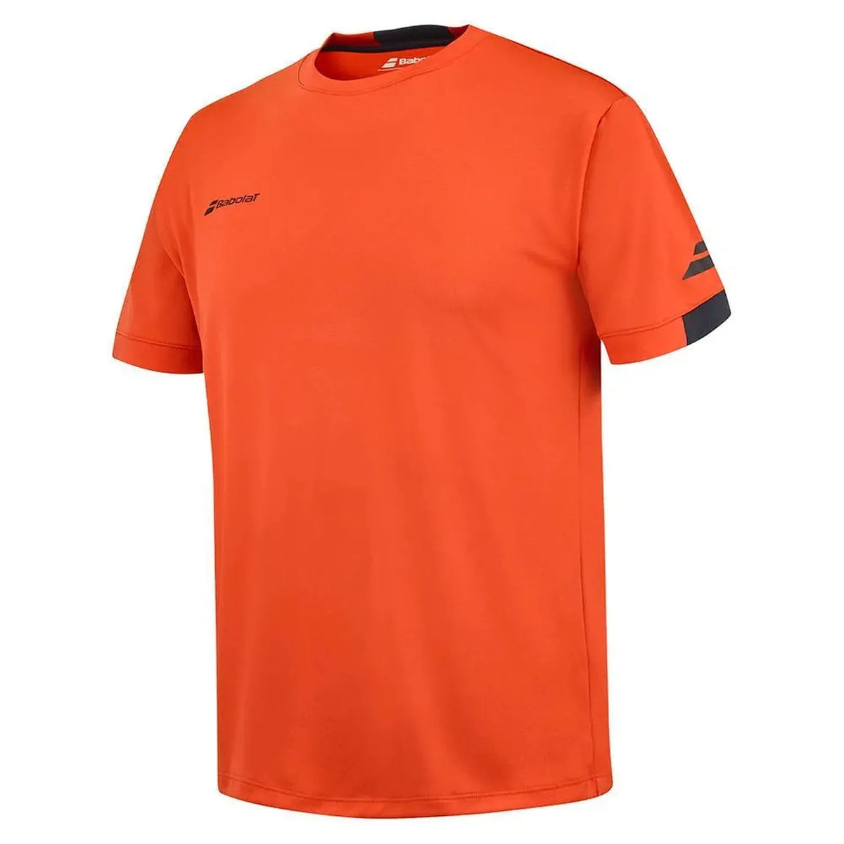 Mens Crew Neck Tennis Top-Apparel-Babolat-112774-5061_FIESTA_RED-L-Tennis Express