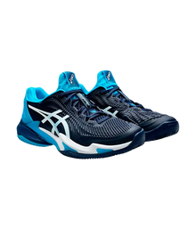 Padel Shoes Asics Court FF 3 Novak Clay Blue Expansive/White