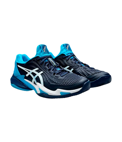 Padel Shoes Asics Court FF 3 Novak Clay Blue Expansive/White